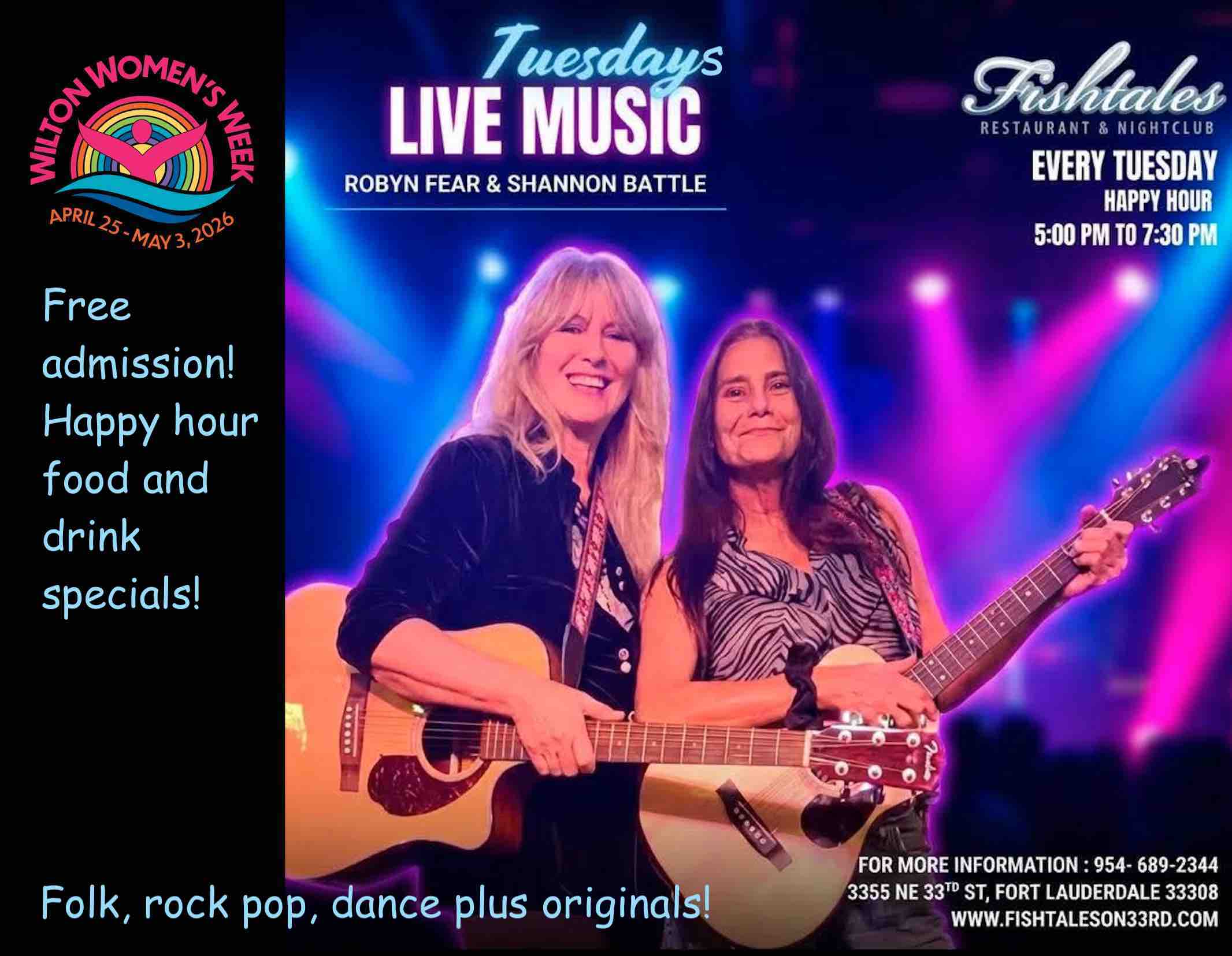 Shannon Battle and Robyn Fear at Fishtales